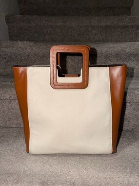 Staud Canvas & Leather Bag
